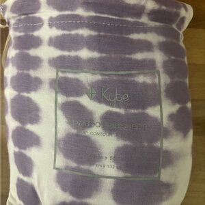 Kyte BABY purple Tye dye Bamboo Crib Sheet